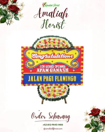 Bunga Papan Congratulation di Lukluk